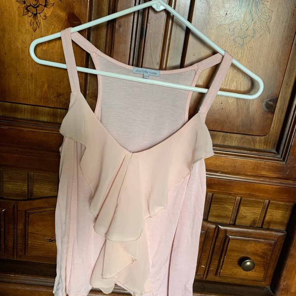 Charlotte Russe pink tank top